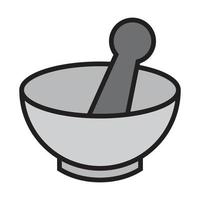 kemisk skål ikon för webbplats, marknadsföring, sociala medier vektor