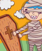 Halloween und Kinder Cartoons vektor