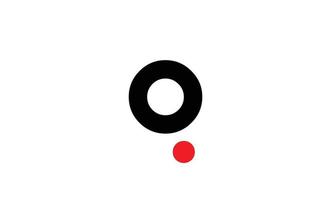 svart vit q alfabetet bokstaven logotyp ikon design. kreativ mall för företag och företag vektor