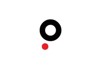 svart vit p alfabetet bokstaven logotyp ikon design. kreativ mall för företag och företag vektor