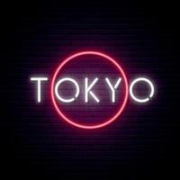 Tokyo, Japan neon banner. vektor