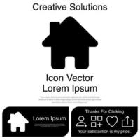 Haus-Icon-Vektor eps 10 vektor