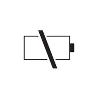 Batterieladeanzeige-Symbol. Vektor-Illustration. auf weißem Hintergrund vektor