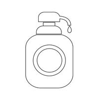 Duschgel, Liquid Soap Dispenser Icon vektor