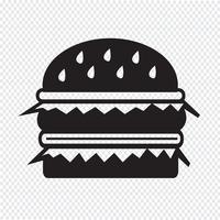 hamburger ikon symbol tecken vektor