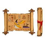 Alter Ägypten-Papyrusrolle-Karikaturvektor vektor