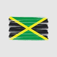 jamaica flaggborste vektor