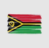 Bürste der Vanuatu-Flagge vektor