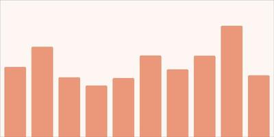 Balkendiagramm-Vektordesign für Unternehmen. vektor