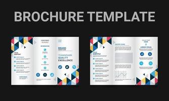 broschürenvorlagendesign kreatives unternehmens- und neues design. vektor