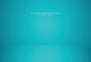 tom blå studio rum bakgrund vektor