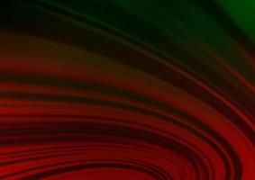 mörkgrön, röd vektor abstrakt mall.