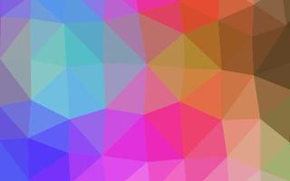 ljus mångfärgad, regnbåge vektor lysande triangulär mall.