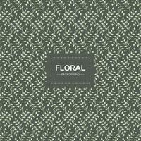 weiße Farbe Blatt florale Elemente geometrisches Muster Hintergrund Vektorgrafiken Design. vektor