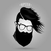 Hipster Männer Mode Zeichen vektor