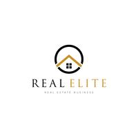 Simple Real Estate Properties Logo Mall vektor