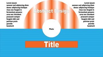 enkel abstrakt design för broschyr för bokbroschyr vektor