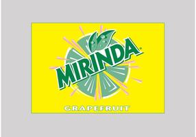 Mirinda Grapefrukt vektor