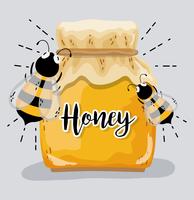 Farm fräsch honung vektor