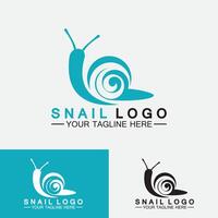 Schnecke Logo Vorlage Vektor Icon Illustration Design