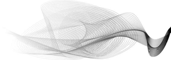 abstrakt våg element för design. digital frekvensspårequalizer. stiliserade abstrakta våglinjer bakgrund. vektor illustration. böjd vågig linje, slät rand.