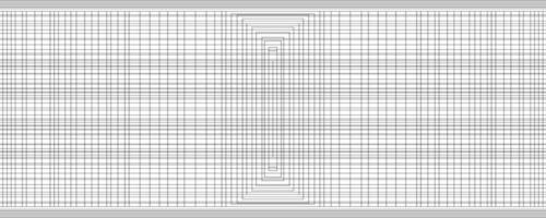 abstrakt geometriskt mönster med isolerade form rutor cell i perspektiv vektor