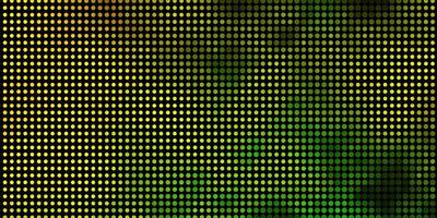 hellgrüner, gelber Vektorhintergrund mit Kreisen. vektor