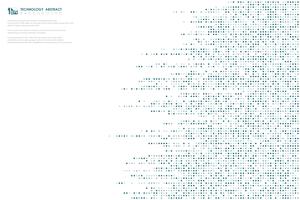 Abstrakt blå prickmönster stor datateknik linje mönster design täcka bakgrund. illustration vektor eps10