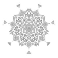 schöner Mandala-Vektor für Design vektor