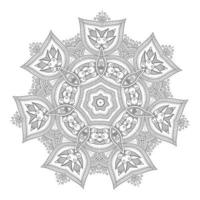 schöner Mandala-Vektor für Design vektor