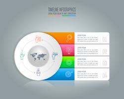 infografisk design affärsidé med 4 alternativ. vektor