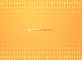 Abstrakt gradient orange färg med cirklar halvton design bakgrund. illustration vektor eps10