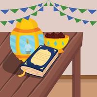 ramadan iftar mahlzeitillustrationsdesign vektor