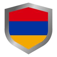 Flaggenschild Armeniens vektor