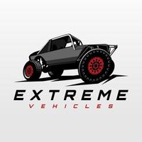 Logo-Design-Ikonenvektor für extreme Fahrzeuge vektor
