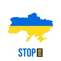 ukraine krieg typografie social media post vektor