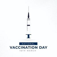 nationella vaccinationsdagen illustration vektor