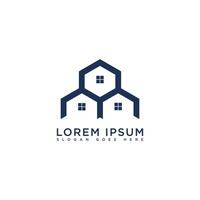 Immobilien-Logo-Design vektor