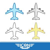 Plane Icon symbol tecken vektor