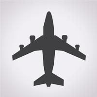 Plane Icon symbol tecken vektor