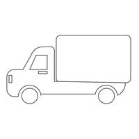 Auto LKW-Symbol vektor