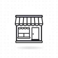 Shopping-Shop-Symbol vektor