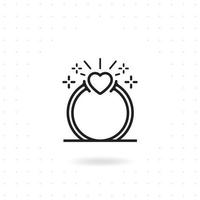ring ikon design vektor