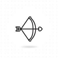 Pfeil und Bogen-Symbol vektor