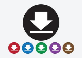 Download-Symbol und Upload-Symbol vektor