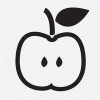 Apple-Symbol Symbol Zeichen vektor