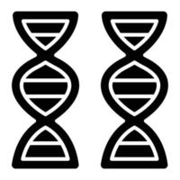 DNA-Glyphe-Symbol vektor