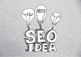 Seo Idea SEO Sökmotoroptimering vektor