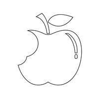 apple icon symbol tecken vektor