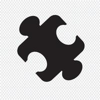 pussel ikon symbol tecken vektor